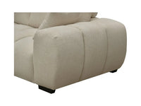 Canapé d’Angle Gauche Beige 4/5 Places – Nube Milano