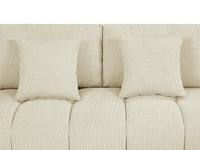Canapé Panoramique Beige XXL avec Méridiennes – Nube Bérén