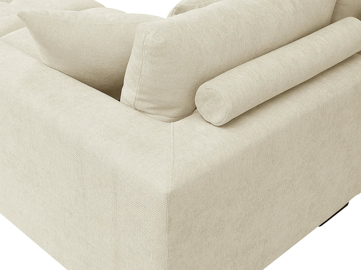Canapé Panoramique Beige XXL avec Méridiennes – Nube Bérén