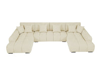 Canapé Panoramique Beige XXL avec Méridiennes – Nube Bérén