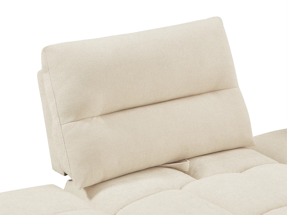 Fauteuil Beige à Dossier Réglable – Mollie Aster