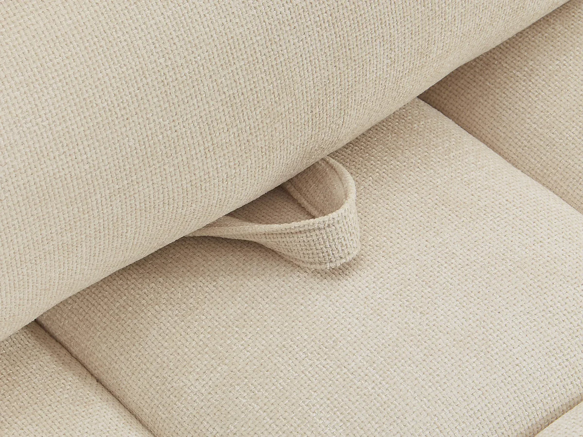 Fauteuil Beige à Dossier Réglable – Mollie Aster