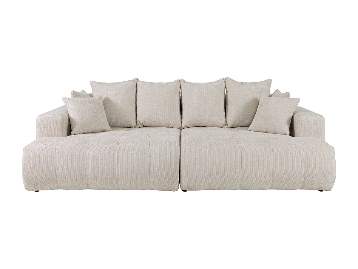 Canapé 4 Places Beige à Assise Profonde – Nube Elio