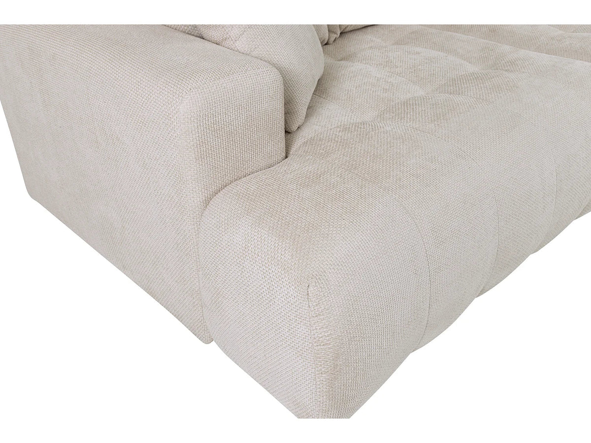 Canapé 4 Places Beige à Assise Profonde – Nube Elio