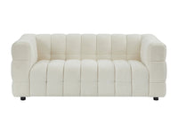 Canapé Nuage 2 Places en Tissu Bouclette Ivoire – Nube Liora