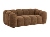 Canapé Nuage 2 Places Marron en Tissu Texturé – Nube Soren