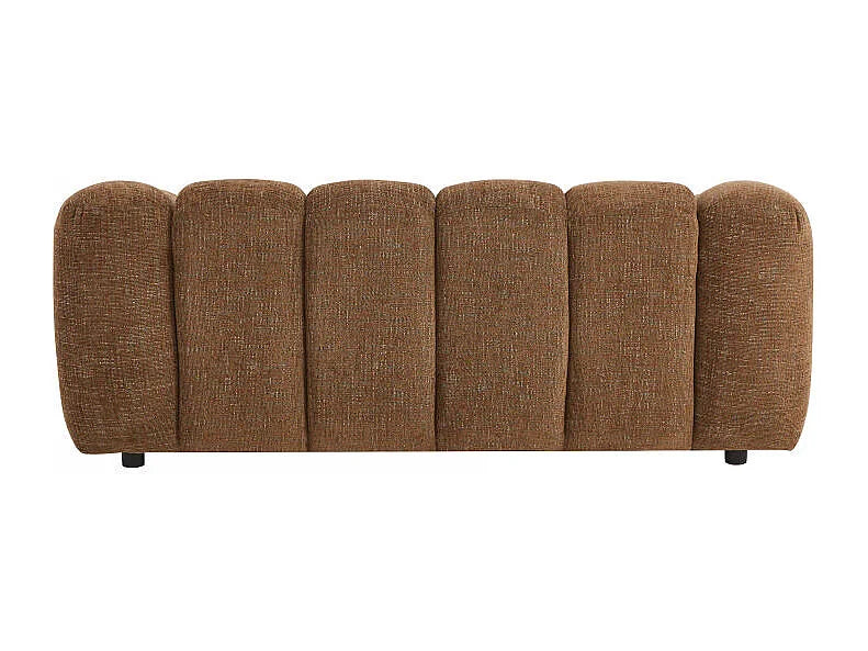 Canapé Nuage 2 Places Marron en Tissu Texturé – Nube Soren