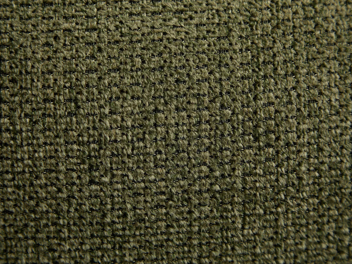 Fauteuil Pivotant Vert Kaki en Tissu Texturé – Mollie Varen
