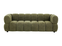 Canapé Nuage 3 Places Vert Kaki en Tissu Texturé – Nube Varen