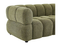Canapé Nuage 3 Places Vert Kaki en Tissu Texturé – Nube Varen