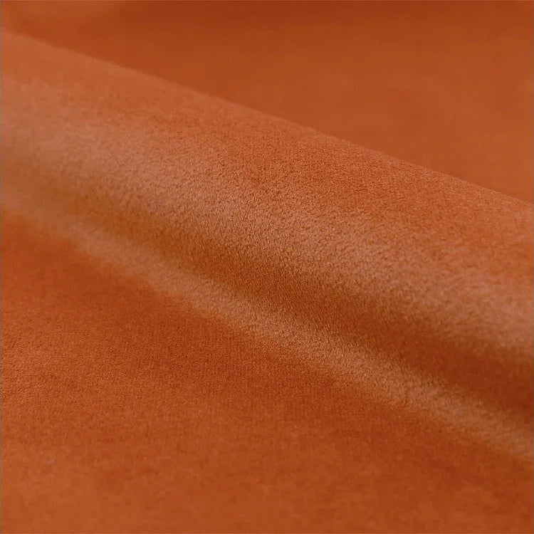 Canapé 3 Places en Velours Terracotta Style Vintage – Mollie Minoa