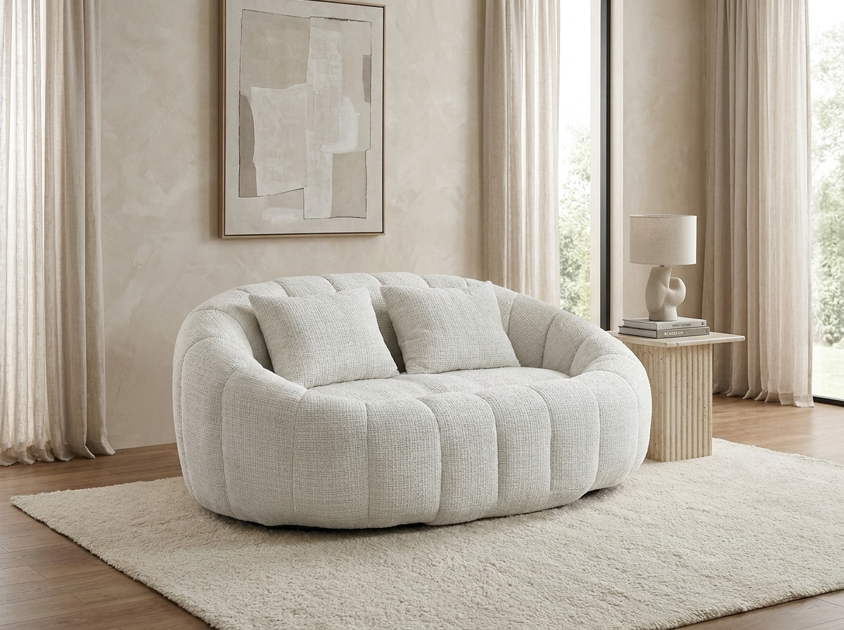Canapé Pouf Bubble Coquillage 2 places - URBAN