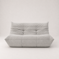Milo - Canapé compressé - 2 places - Argent