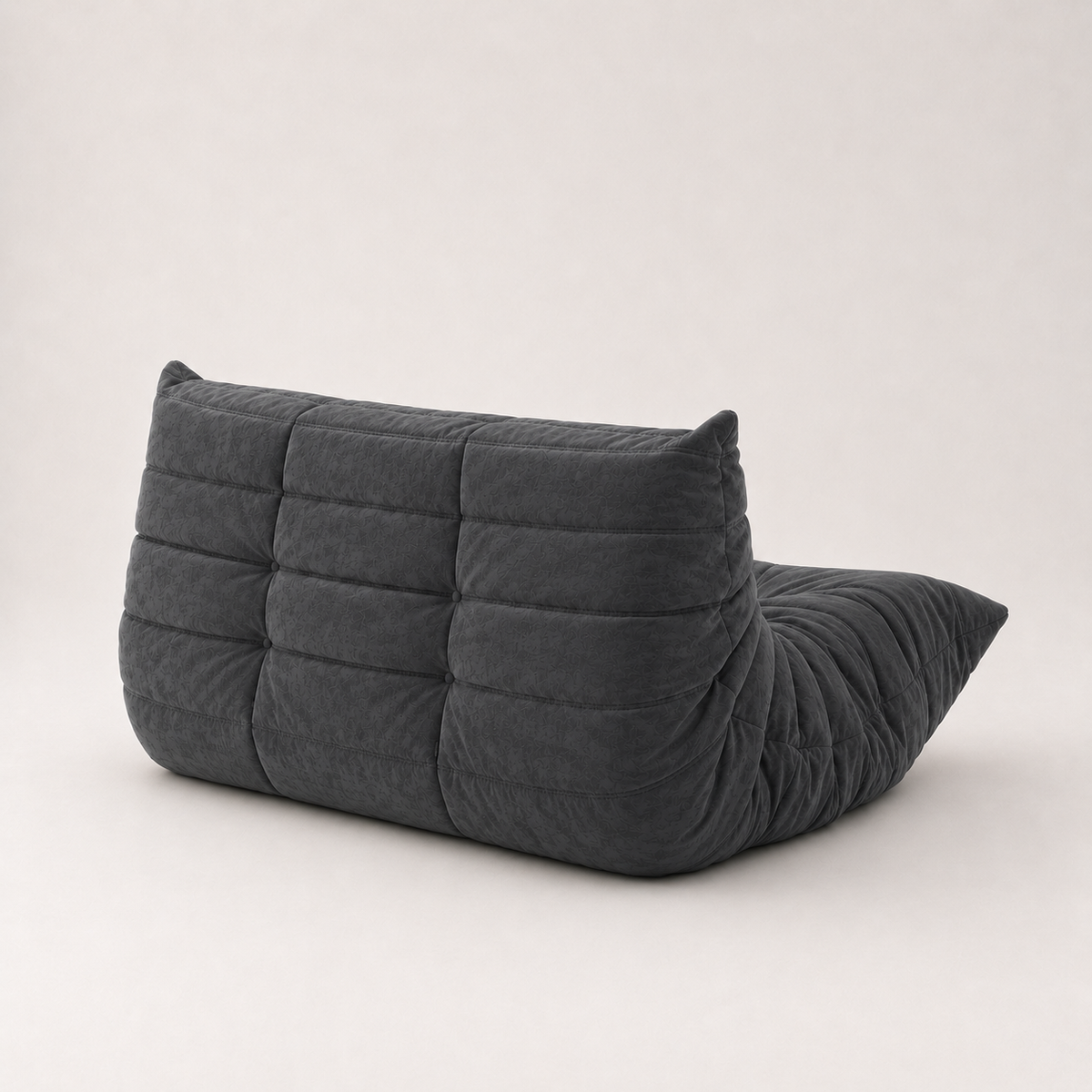 Milo - Canapé compressé - 2 places - Gris Roche