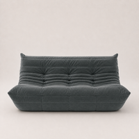 Milo - Canapé compressé - 3 places - Gris Roche