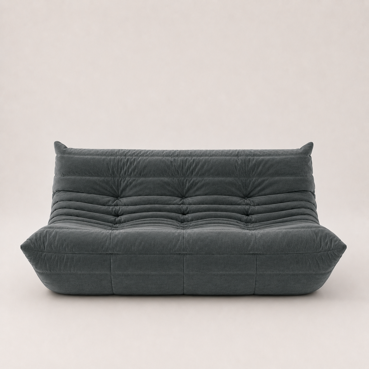 Milo - Canapé compressé - 3 places - Gris Roche