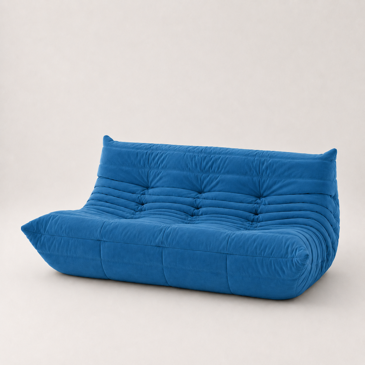 Milo - Canapé compressé - 3 places - Bleu