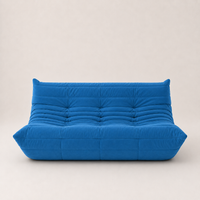 Milo - Canapé compressé - 3 places - Bleu