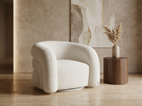 Fauteuil Bubble Design beige