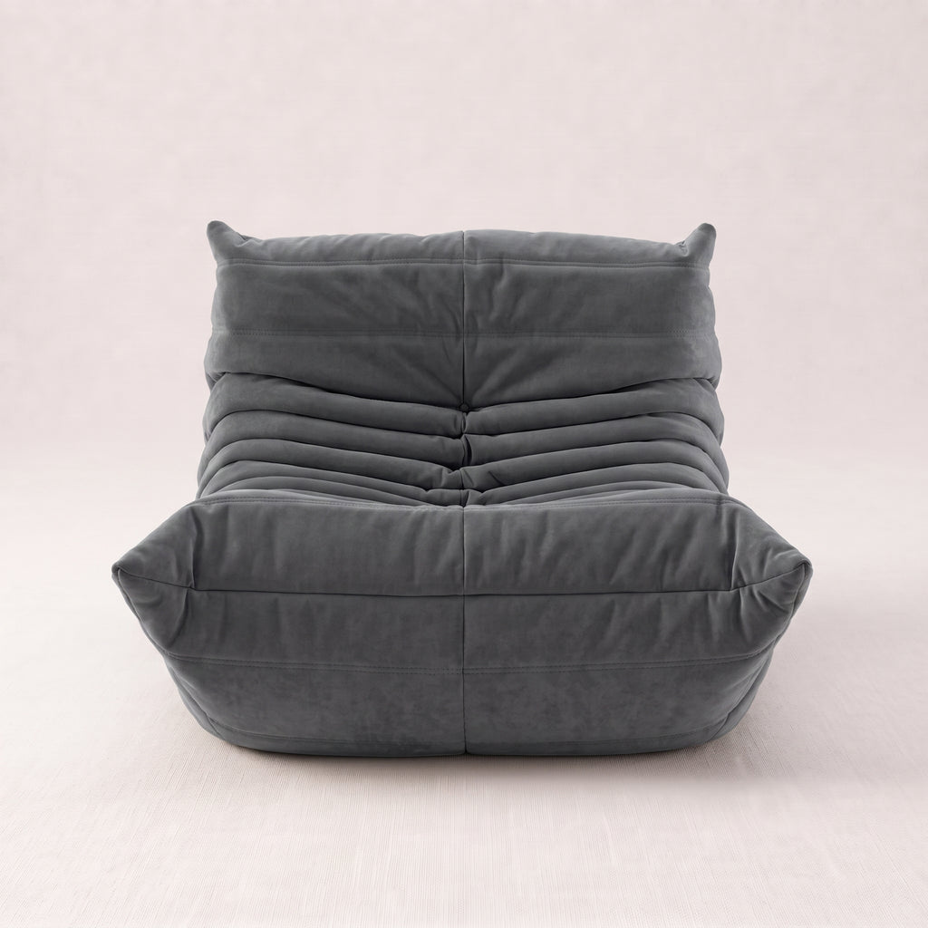 Milo - Fauteuil compressé - Gris Roche