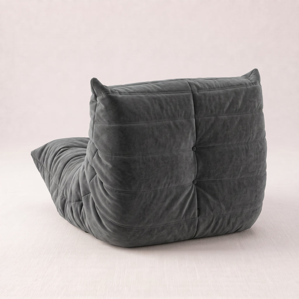 Milo - Fauteuil compressé - Gris Roche