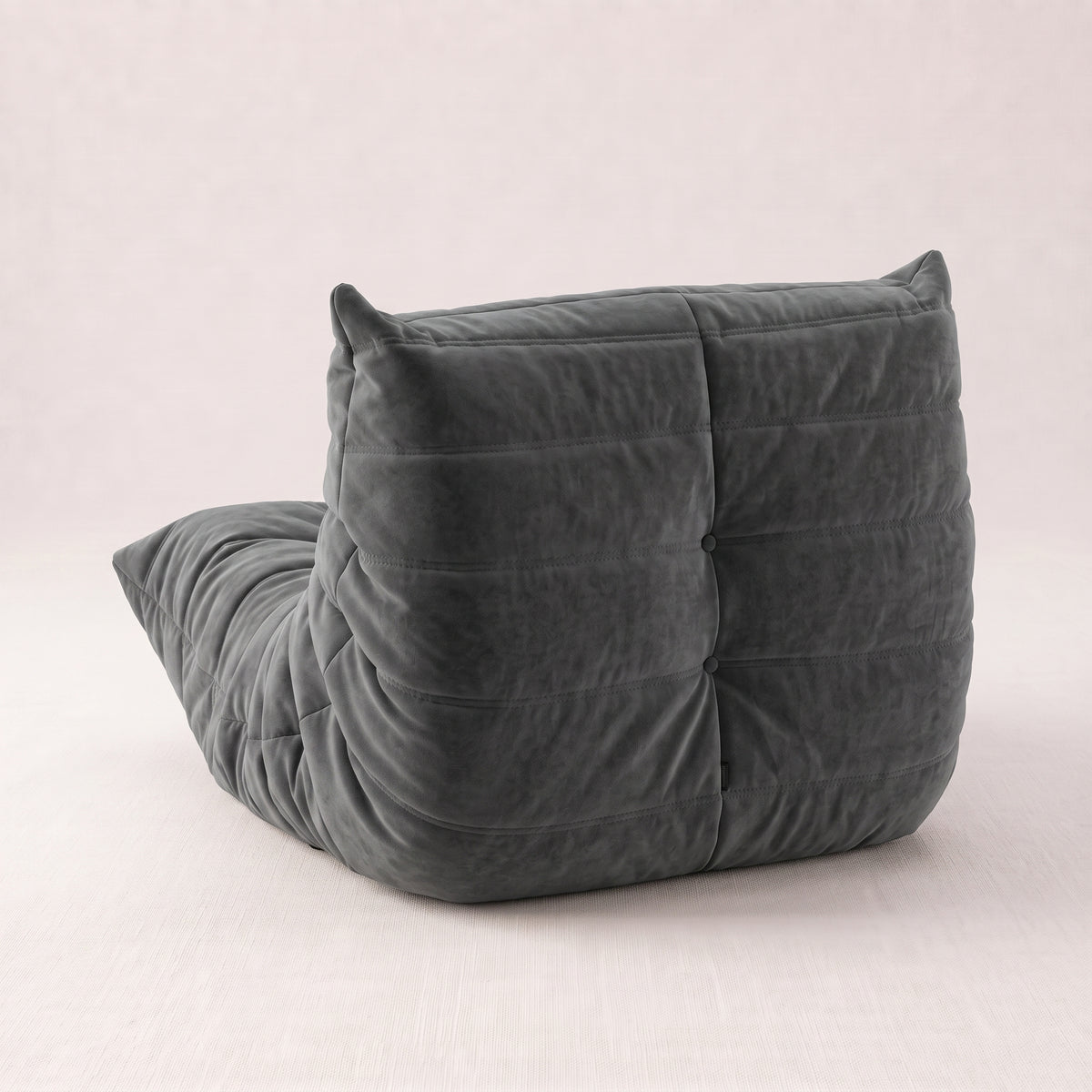Milo - Fauteuil compressé - Gris Roche
