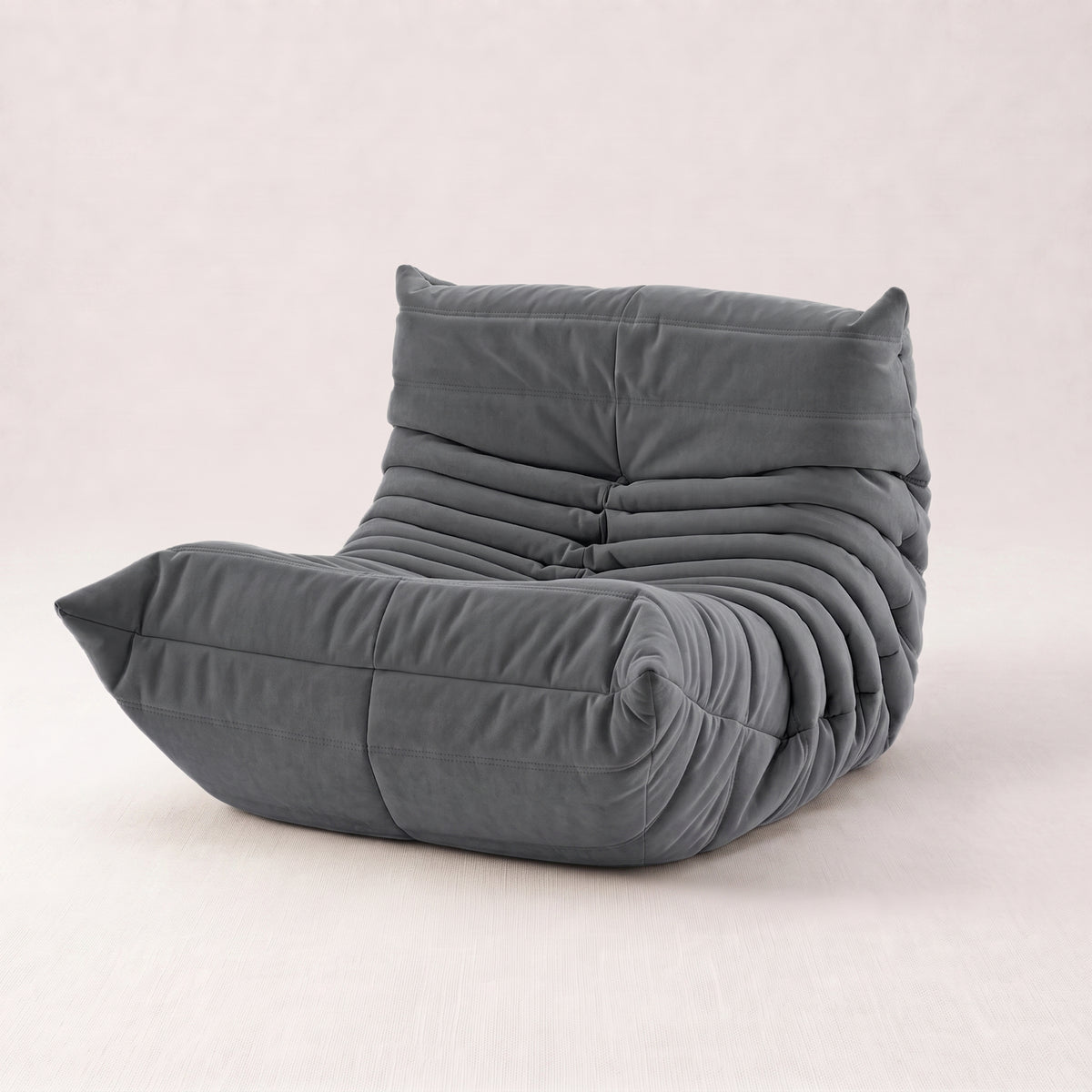 Milo - Fauteuil compressé - Gris Roche