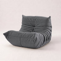 Milo - Fauteuil compressé - Gris Roche