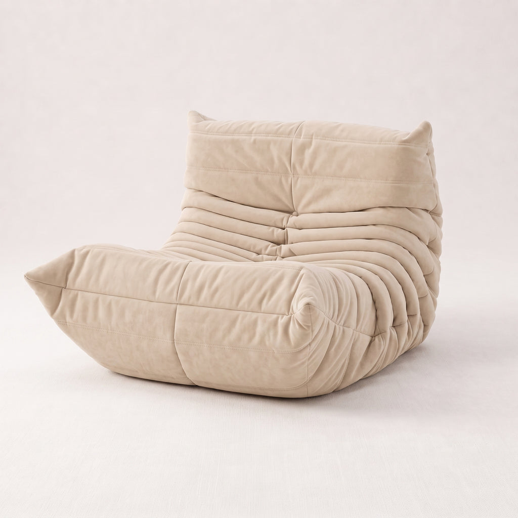 Milo - Fauteuil compressé - Beige