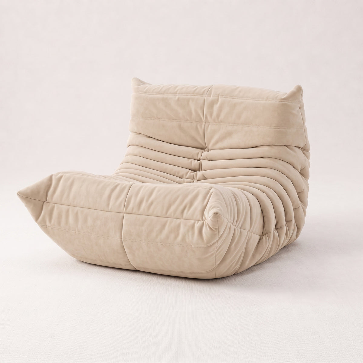 Milo - Fauteuil compressé - Beige