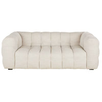 Canapé nuage 2 Places Capitonné Beige Clair – Nube Elio