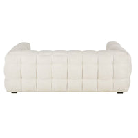 Canapé nuage 2 Places Capitonné Beige Clair – Nube Elio
