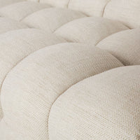 Canapé nuage 2 Places Capitonné Beige Clair – Nube Elio