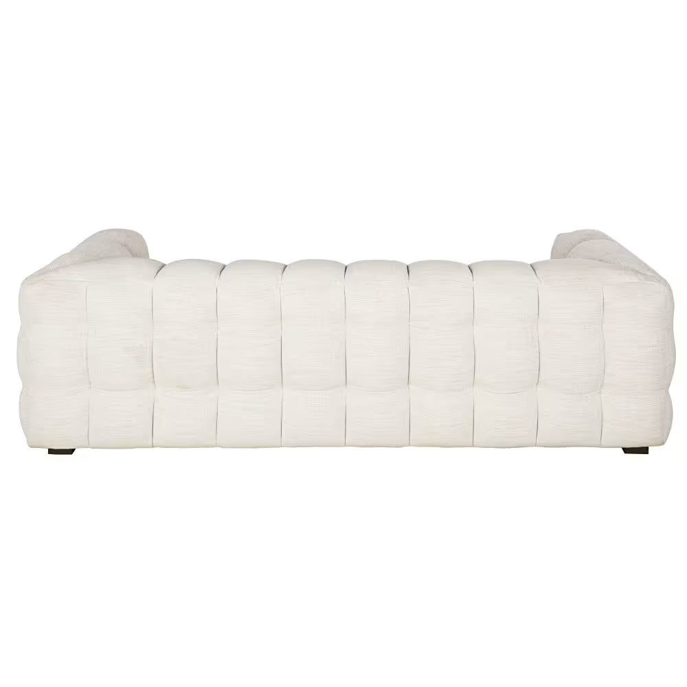 Canapé nuage 3 Places Capitonné Beige Sable – Nube Sora