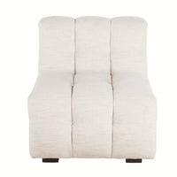 Chauffeuse Modulable Beige Sable Capitonnée – Nube Elya