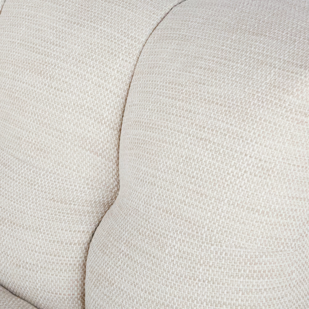 Chauffeuse Modulable Beige Sable Capitonnée – Nube Elya