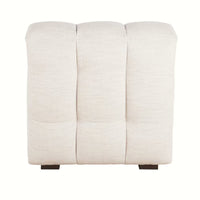 Chauffeuse Modulable Beige Sable Capitonnée – Nube Elya