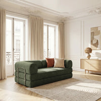 Vellia | Canapé-Lit 3 places | Vert