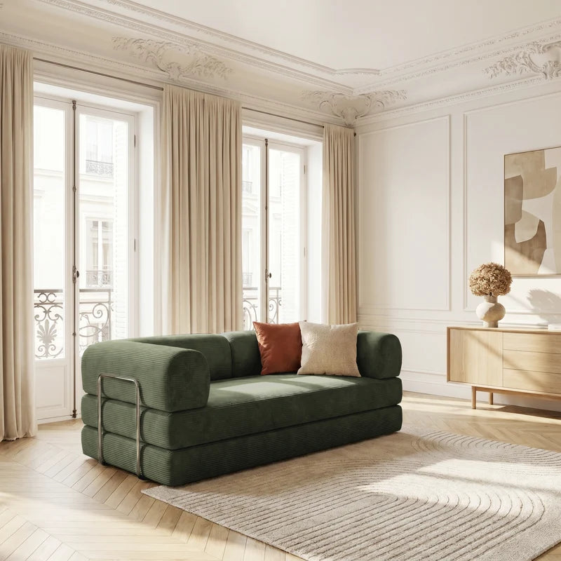 Vellia | Canapé-Lit 3 places | Vert