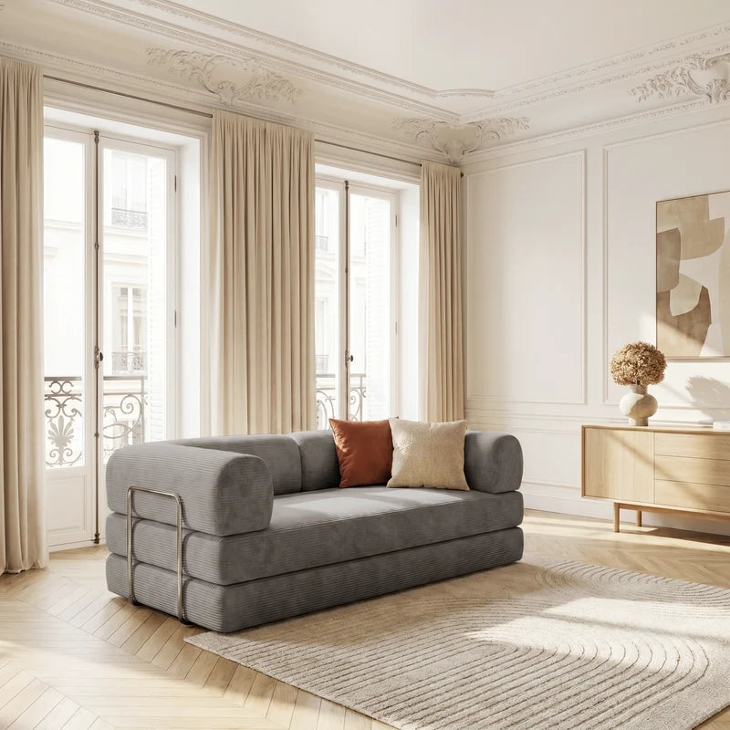 Vellia | Canapé-Lit 3 places | Gris Clair