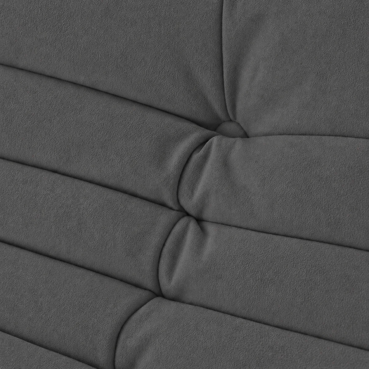 Milo - Canapé compressé - 2 places - Gris Roche