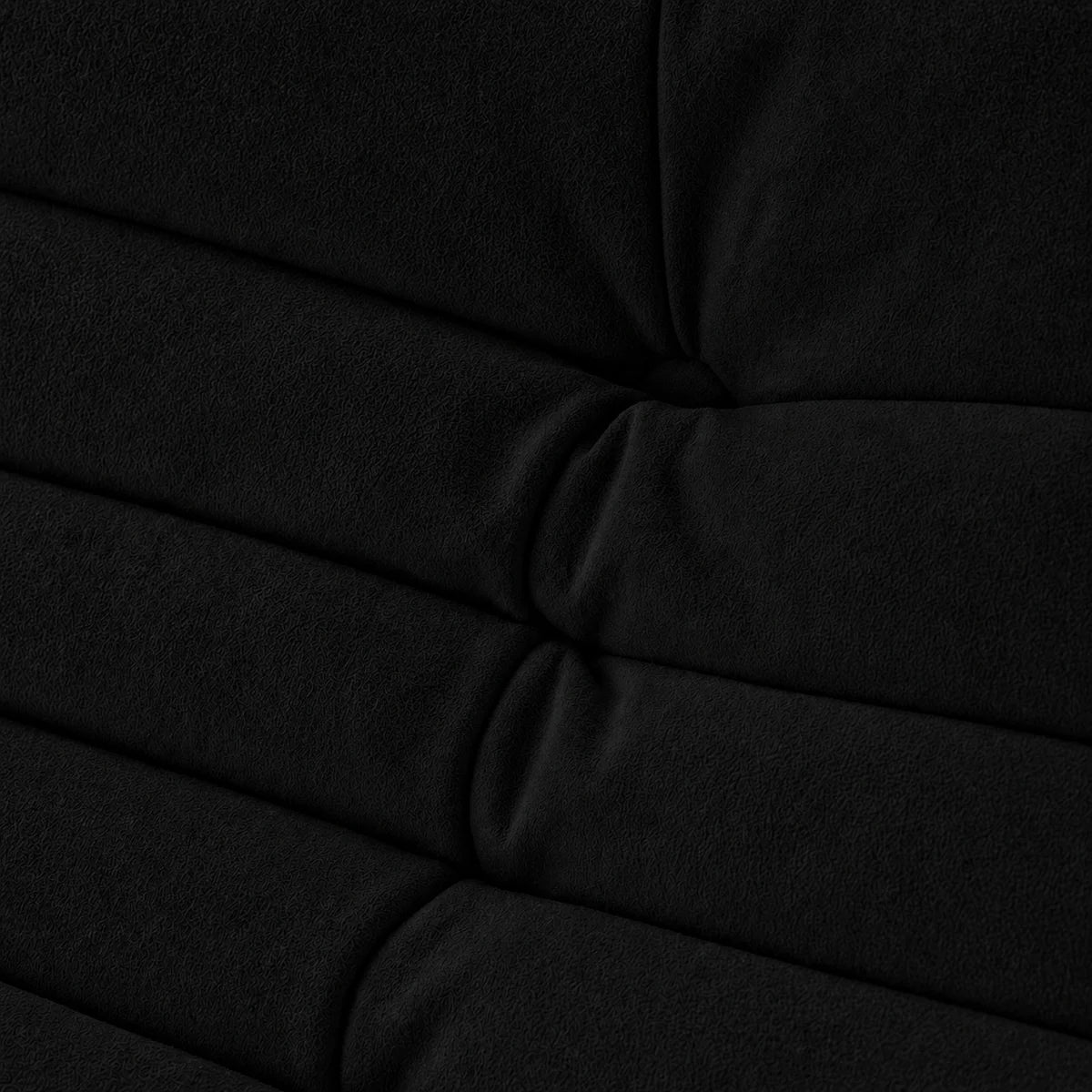 Milo - Canapé compressé - 2 places - Noir